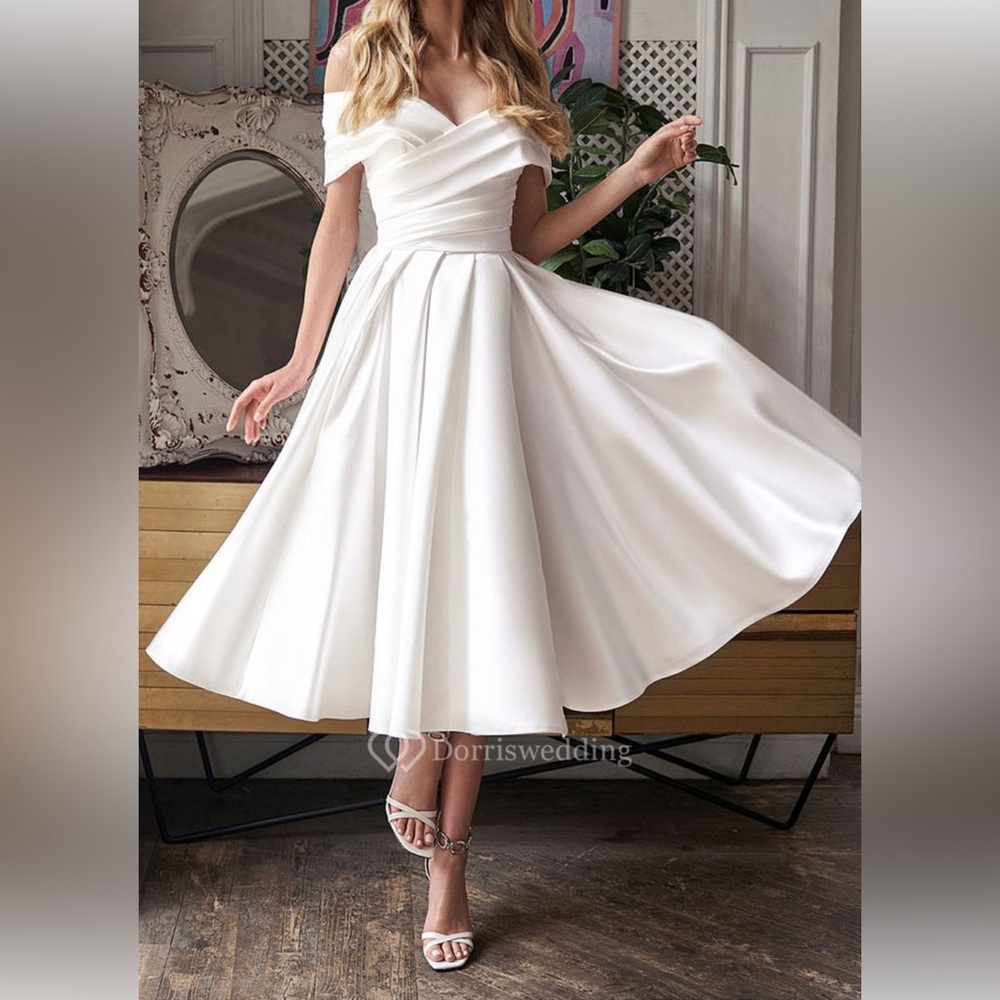 NWT Ankle Length Wedding Dress